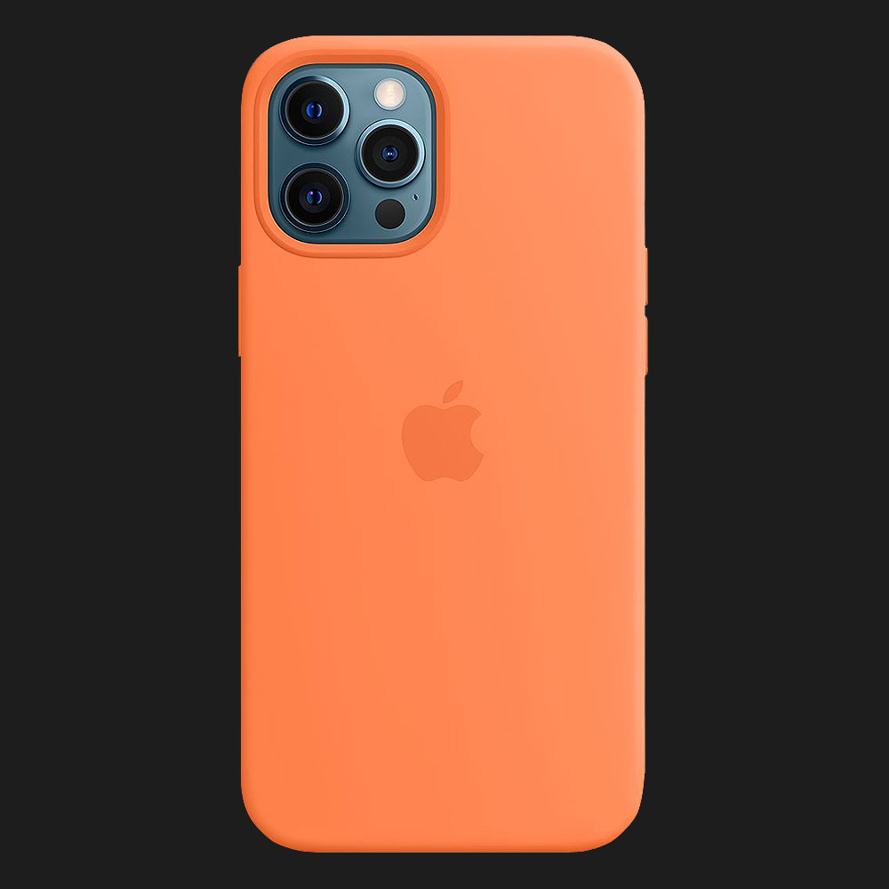 Оригінальний чохол Apple Silicone Case with MagSafe для iPhone 12 Pro Max (Kumquat) (MHL83)